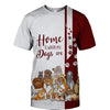 Dark Red Bundle Dogs - Home Is Where My Dog Is -  Hoodie, Sweatshirt, TShirt