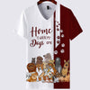 Dark Red Bundle Dogs - Home Is Where My Dog Is -  Hoodie, Sweatshirt, TShirt