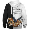 Black Bundle Horses - Home Is Where My Horses Are - Hoodie, Sweatshirt, TShirt 