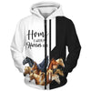 Black Bundle Horses - Home Is Where My Horses Are - Hoodie, Sweatshirt, TShirt 