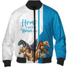 Blue Bundle Horses - Home Is Where My Horses Are - Hoodie, Sweatshirt, TShirt 