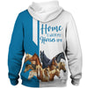 Blue Bundle Horses - Home Is Where My Horses Are - Hoodie, Sweatshirt, TShirt 