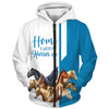 Blue Bundle Horses - Home Is Where My Horses Are - Hoodie, Sweatshirt, TShirt 