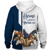 Dark Blue Bundle Horses - Home Is Where My Horses Are - Hoodie, Sweatshirt, TShirt 