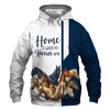 Dark Blue Bundle Horses - Home Is Where My Horses Are - Hoodie, Sweatshirt, TShirt 