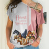 Pink Bundle Horses - Home Is Where My Horses Are - Hoodie, Sweatshirt, TShirt 