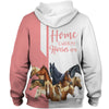 Pink Bundle Horses - Home Is Where My Horses Are - Hoodie, Sweatshirt, TShirt 