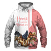 Pink Bundle Horses - Home Is Where My Horses Are - Hoodie, Sweatshirt, TShirt 