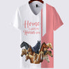 Pink Bundle Horses - Home Is Where My Horses Are - Hoodie, Sweatshirt, TShirt 