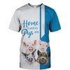 Dark Blue Pigs - Home Is Where My Pigs Are - Hoodie, Sweatshirt, TShirt 