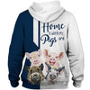 Blue Pigs - Home Is Where My Pigs Are - Hoodie, Sweatshirt, TShirt 