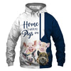 Blue Pigs - Home Is Where My Pigs Are - Hoodie, Sweatshirt, TShirt 