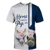 Blue Pigs - Home Is Where My Pigs Are - Hoodie, Sweatshirt, TShirt 