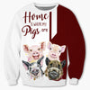 Red Pigs - Home Is Where My Pigs Are - Hoodie, Sweatshirt, TShirt 