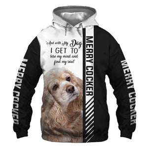American Cocker Spaniel - Lose My Mind, Lose My Soul - Hoodie, Sweatshirt, TShirt
