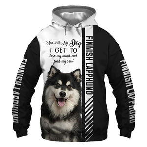 Finnish Lapphund - Lose My Mind, Lose My Soul - Hoodie, Sweatshirt, TShirt