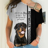 Black White Rottweiler - Lose My Mind, Lose My Soul - Hoodie, Sweatshirt, TShirt