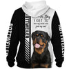 Black White Rottweiler - Lose My Mind, Lose My Soul - Hoodie, Sweatshirt, TShirt