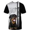 Black White Rottweiler - Lose My Mind, Lose My Soul - Hoodie, Sweatshirt, TShirt