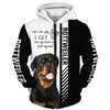 Black White Rottweiler - Lose My Mind, Lose My Soul - Hoodie, Sweatshirt, TShirt