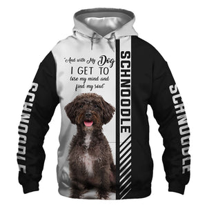 Black Smiling Schnoodle - Lose My Mind, Lose My Soul - Hoodie, Sweatshirt, TShirt