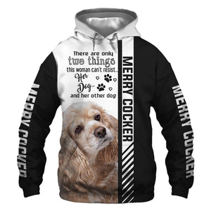 American Cocker Spaniel - Woman Can't Resist Her Dog - Hoodie, Sweatshirt, TShirt