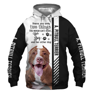American Pit Bull Terrier - Woman Can't Resist Her Dog - Hoodie, Sweatshirt, TShirt