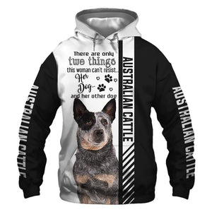 Australian Cattle Dog - Woman Can't Resist Her Dog - Hoodie, Sweatshirt, TShirt
