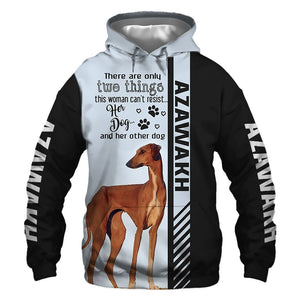 Azawakh - Woman Can't Resist Her Dog - Hoodie, Sweatshirt, TShirt