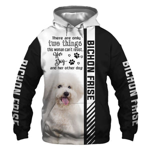 Bichon Frise - Woman Can't Resist Her Dog
 - Hoodie, Sweatshirt, TShirt