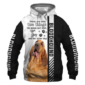 Bloodhound - Woman Can't Resist Her Dog - Hoodie, Sweatshirt, TShirt