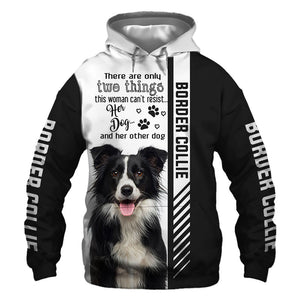 Border Collie - Woman Can't Resist Her Dog - Hoodie, Sweatshirt, TShirt