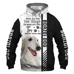Borzoi - Woman Can't Resist Her Dog - Hoodie, Sweatshirt, TShirt