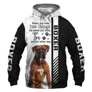 Boxer - Woman Can't Resist Her Dog - Hoodie, Sweatshirt, TShirt