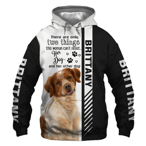 Brittany - Woman Can't Resist Her Dog - Hoodie, Sweatshirt, TShirt