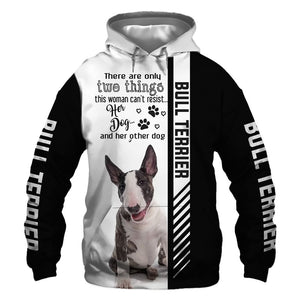 Bull Terrier - Woman Can't Resist Her Dog - Hoodie, Sweatshirt, TShirt