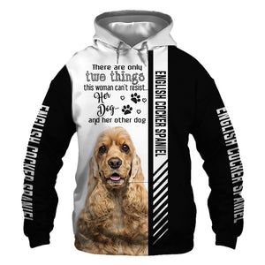 English Cocker Spaniel - Woman Can't Resist Her Dog - Hoodie, Sweatshirt, TShirt