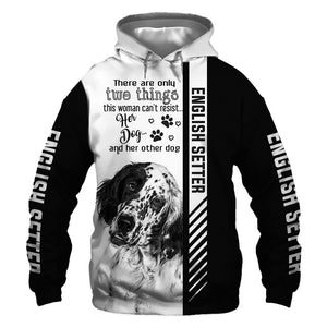 English Setter - Woman Can't Resist Her Dog - Hoodie, Sweatshirt, TShirt