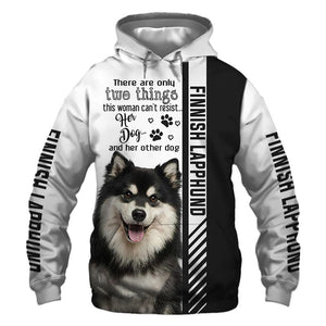 Finnish Lapphund - Woman Can't Resist Her Dog - Hoodie, Sweatshirt, TShirt