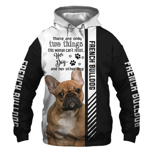 French Bulldog - Woman Can't Resist Her Dog - Hoodie, Sweatshirt, TShirt