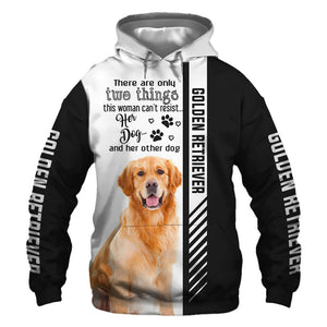 Golden Retriever - Woman Can't Resist Her Dog - Hoodie, Sweatshirt, TShirt 