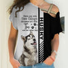 Sitting Husky - Woman Can't Resist Her Dog - Hoodie, Sweatshirt, TShirt 
