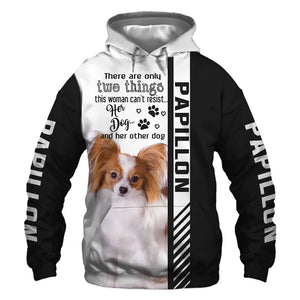 Papillon - Woman Can't Resist Her Dog - Hoodie, Sweatshirt, TShirt 