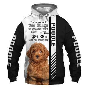 Tiny Black Poodle - Woman Can't Resist Her Dog - Hoodie, Sweatshirt, TShirt 