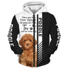 Tiny Black Poodle - Woman Can't Resist Her Dog - Hoodie, Sweatshirt, TShirt 