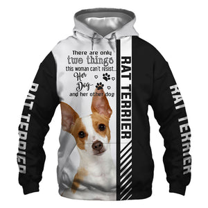 Rat Terrier - Woman Can't Resist Her Dog - Hoodie, Sweatshirt, TShirt 