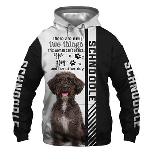Schnoodle - Woman Can't Resist Her Dog - Hoodie, Sweatshirt, TShirt 