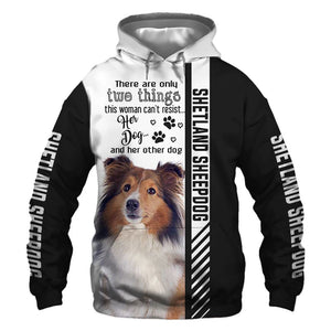 Shetland Sheepdog - Woman Can't Resist Her Dog - Hoodie, Sweatshirt, TShirt 