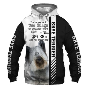 Skye Terrier - Woman Can't Resist Her Dog - Hoodie, Sweatshirt, TShirt