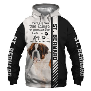 St. Bernard - Woman Can't Resist Her Dog - Hoodie, Sweatshirt, TShirt 